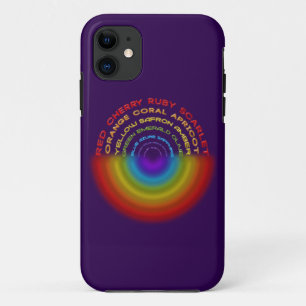 regenboogtekst Hoesje-Mate iPhone case