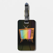 Regenboogtelevisie Bagagelabel (Achterkant verticaal)