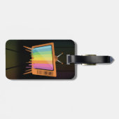 Regenboogtelevisie Bagagelabel (Achterkant horizontaal)