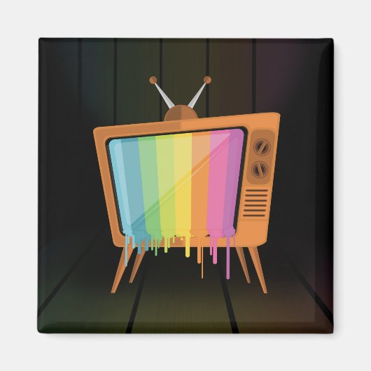Regenboogtelevisie Magneet (Voorkant)