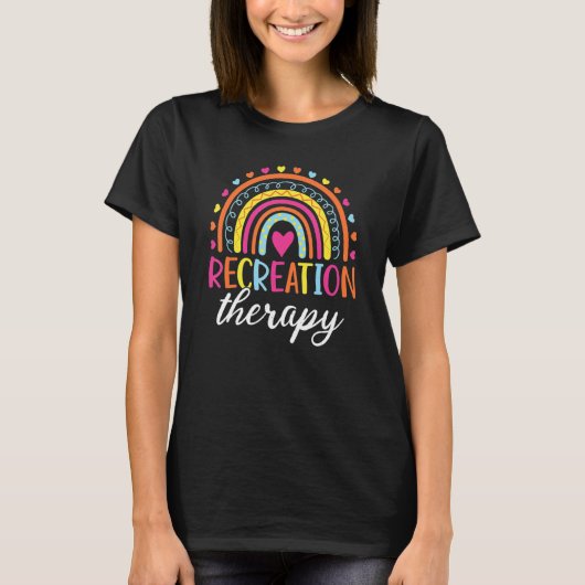 Regenboogtherapie Therapie RT maand Th T-shirt (Voorkant)