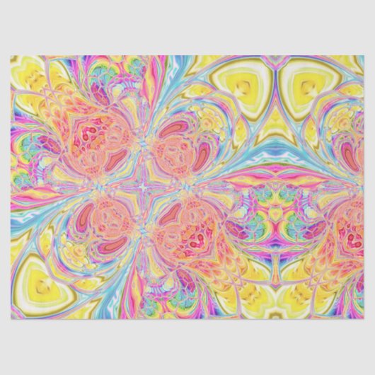 Regenboogtin- kleurstof Acrylvezel Tissuepapier (Voorkant)