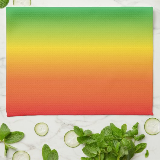 Regenboogtoeren Theedoek (Gevouwen)