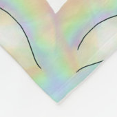 Regenboogtouw 3D Fleece Deken (Hoek)