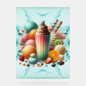 Regenboogtraktatie Acryl Bord (Voorkant)