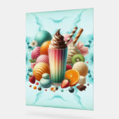 Regenboogtraktatie Acryl Bord (Hoek)