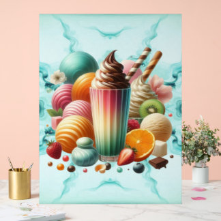 Regenboogtraktatie Acryl Bord