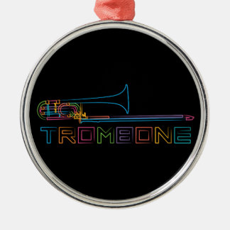 Regenboogtrombone Metalen Ornament
