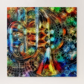 Regenboogtrompet Legpuzzel (Horizontaal)