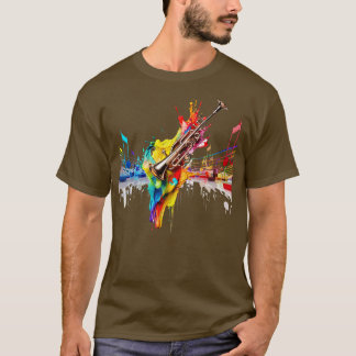Regenboogtrompet T-shirt