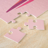 Regenboogtropische golven die man surfen legpuzzel (Zijkant)