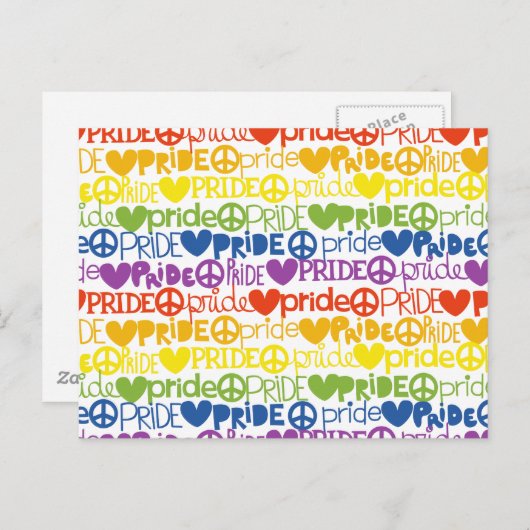 regenboogtrots briefkaart (Voorkant / Achterkant)