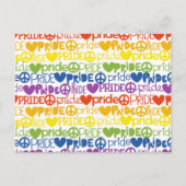 regenboogtrots briefkaart (Voorkant)