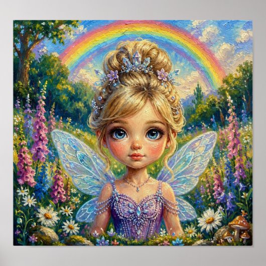 RegenboogTuinFee Poster (Voorkant)