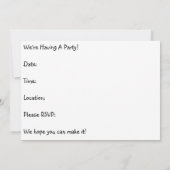 Regenbooguitnodiging Kaart (Achterkant)