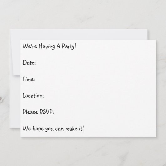 Regenbooguitnodiging Kaart (Achterkant)