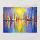 Regenboogvaartuigen Briefkaart (Voorkant)