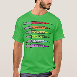 Regenboogvaccins 3 t-shirt