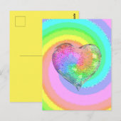 RegenboogValentijn Kaart (Voorkant / Achterkant)