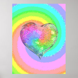 RegenboogValentijn Poster