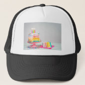 regenboogvanger Birthday Cake Trucker Pet (Voorkant)