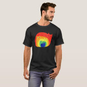 Regenboogvanger Lover Regenboogkatten 1 T-shirt (Voorkant volledig)