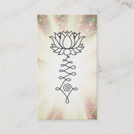*~* Regenboogvangers Reiki Healing Energy Lotus Visitekaartje