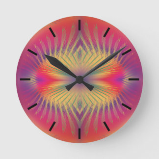 Regenboogvaten Acrylwandklok Ronde Klok