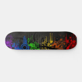 Regenboogvector Skateboard (Horizontaal)