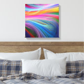 regenboogveer.png canvas afdruk (Insitu (Slaapkamer))