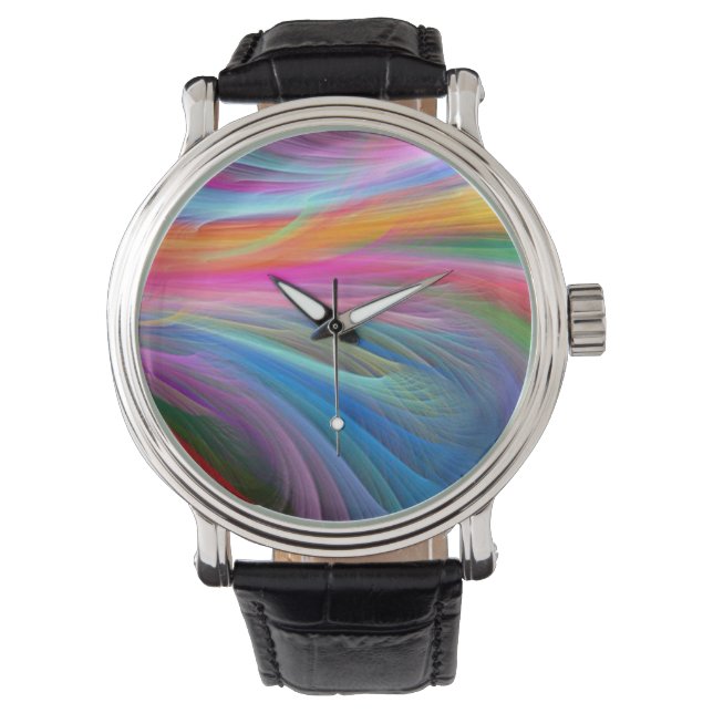 regenboogveer.png horloge (Voorkant)