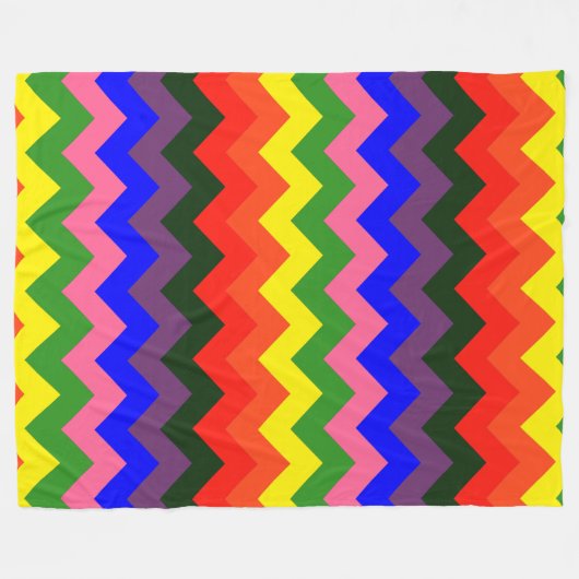 regenboogvegeldeken fleece deken (Voorkant (Horizontaal))