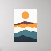 Regenboogveld Canvas Afdruk (Voorkant)