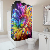 Regenboogventiel Douchegordijn (In situ)