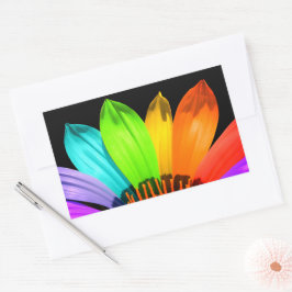 Regenboogventiel Rechthoekige Sticker