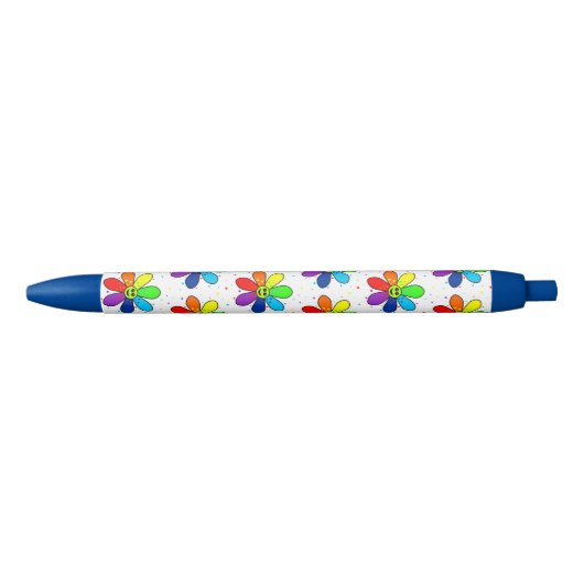 Regenboogventiel Zwarte Inkt Pen (Voorkant)
