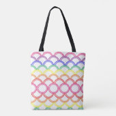Regenboogventilatoren Tote Bag (Achterkant)