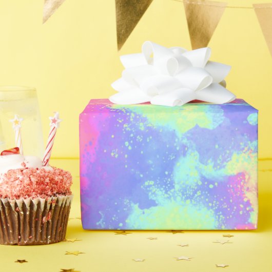 Regenboogverf Cadeaupapier (Verjaardagsfeest)