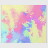 Regenboogverf Cadeaupapier (Vlak)