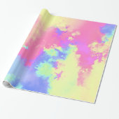 Regenboogverf Cadeaupapier (Uitgerold)