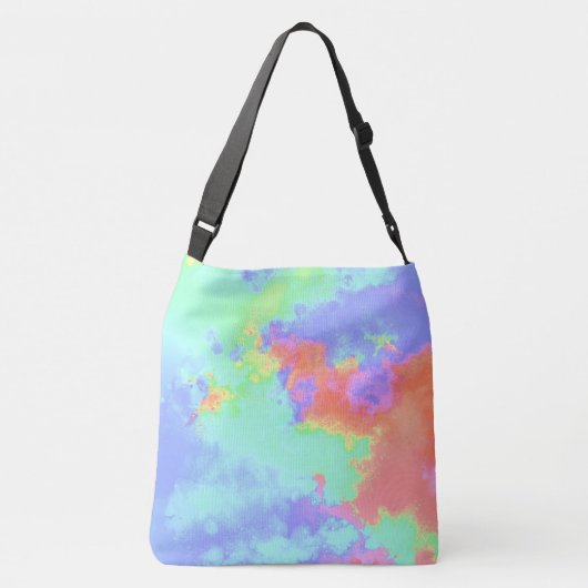 Regenboogverf Crossbody Tas (Achterkant)