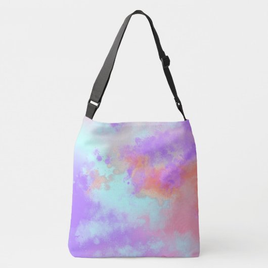 Regenboogverf Crossbody Tas (Achterkant)