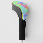Regenboogverf Golfheadcover (Schuin)