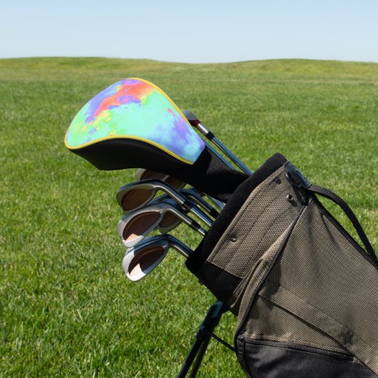 Regenboogverf Golfheadcover (Insitu)
