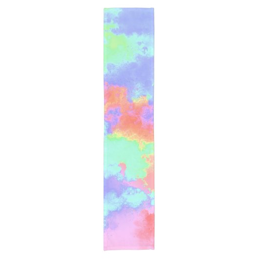 Regenboogverf Korte Tafelloper (Voorkant)