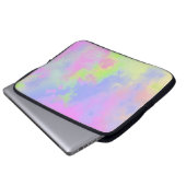 Regenboogverf Laptop Sleeve (Voorkant onderkant)