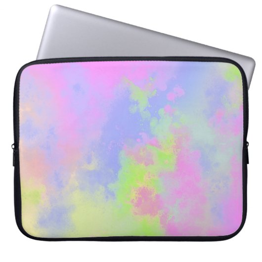 Regenboogverf Laptop Sleeve (Voorkant)