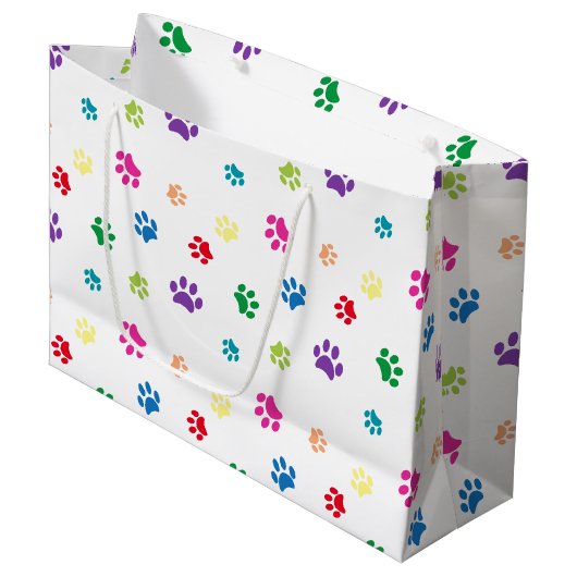 Regenboogverf Large Cadeautasje (Voorkant Gekanteld)