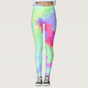 Regenboogverf Leggings