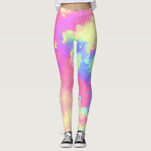 Regenboogverf Leggings